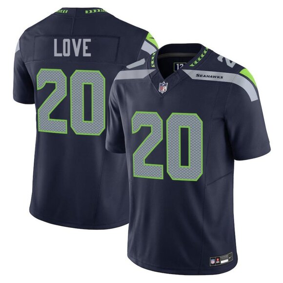Mens or Youths Choose Julian Love Navy Stitched Jersey Vapor